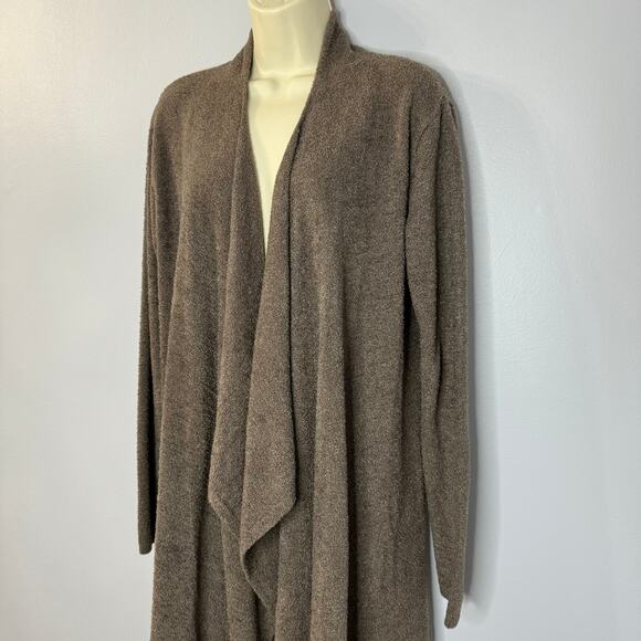 Barefoot Dreams Bamboo Chic Lite Knit Cardigan Soft Casual Open Front L/XL - Picture 4 of 9